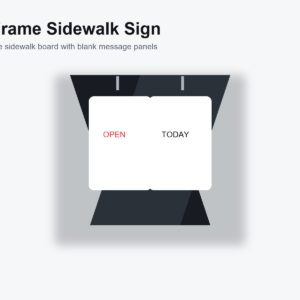 A-Frame Sidewalk Sign